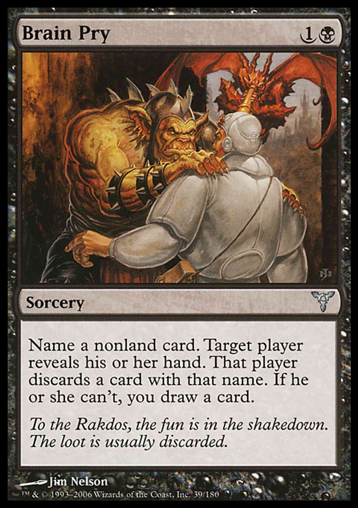 Brain Pry magic card front
