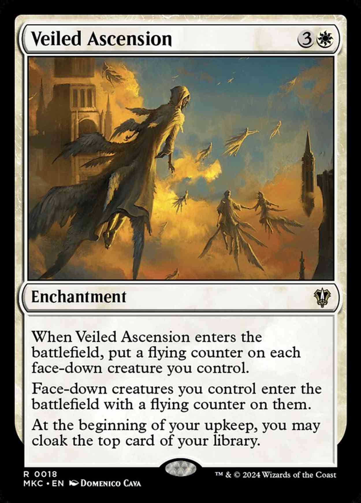 Veiled Ascension magic card front