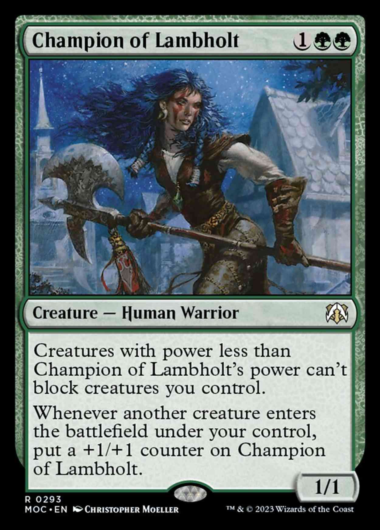 Champion of Lambholt magic card front