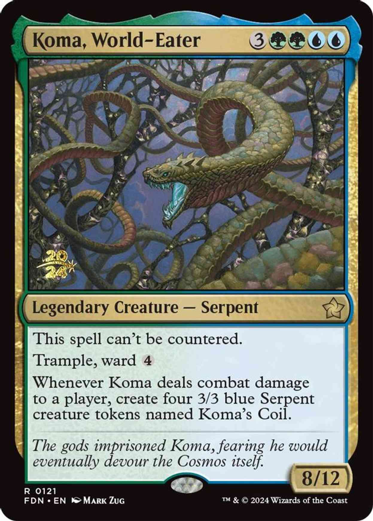 Koma, World-Eater magic card front