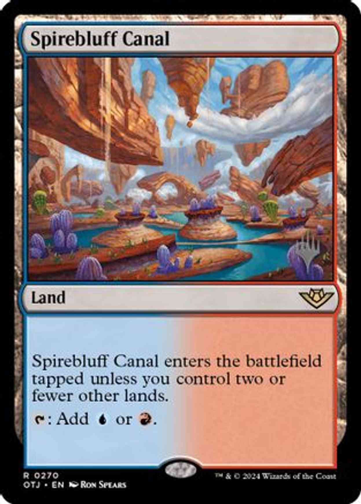 Spirebluff Canal magic card front