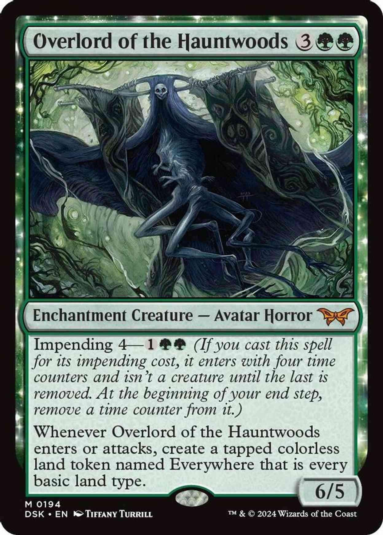 Overlord of the Hauntwoods magic card front