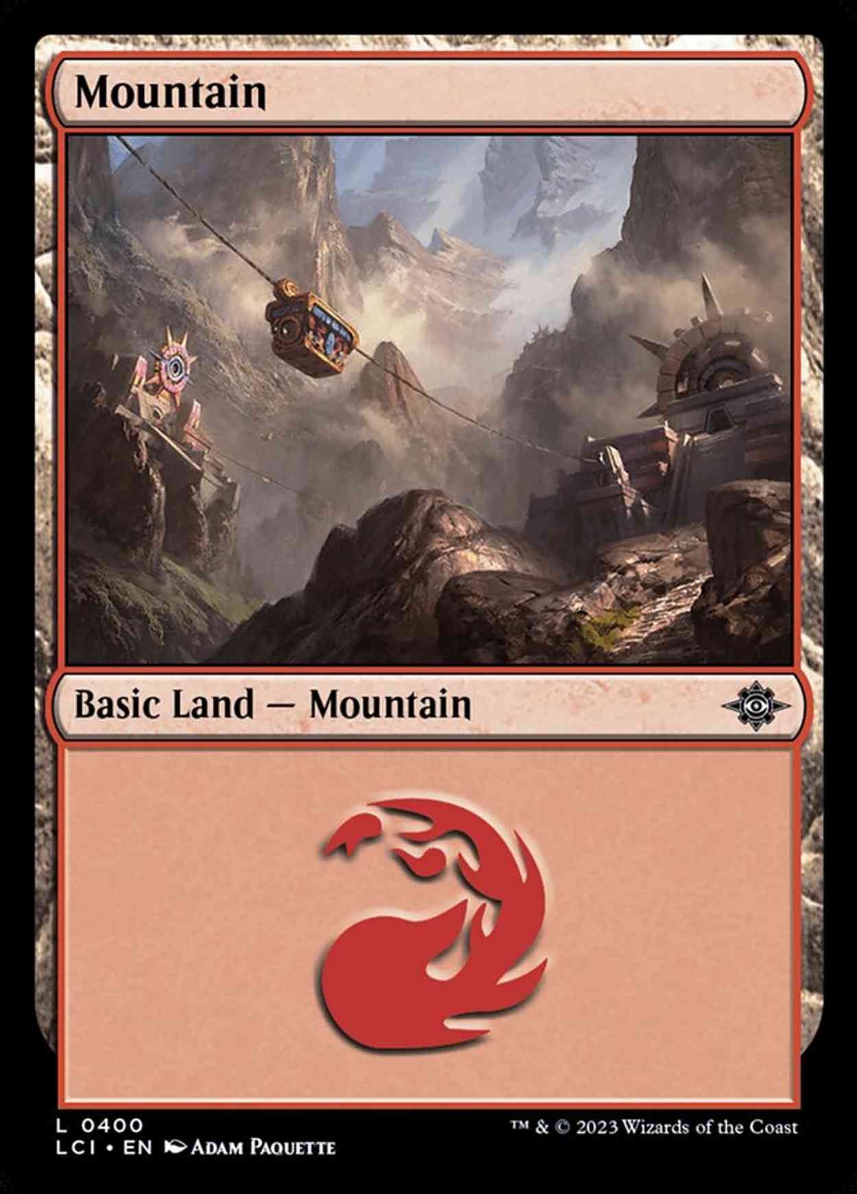 Mountain (0400) magic card front