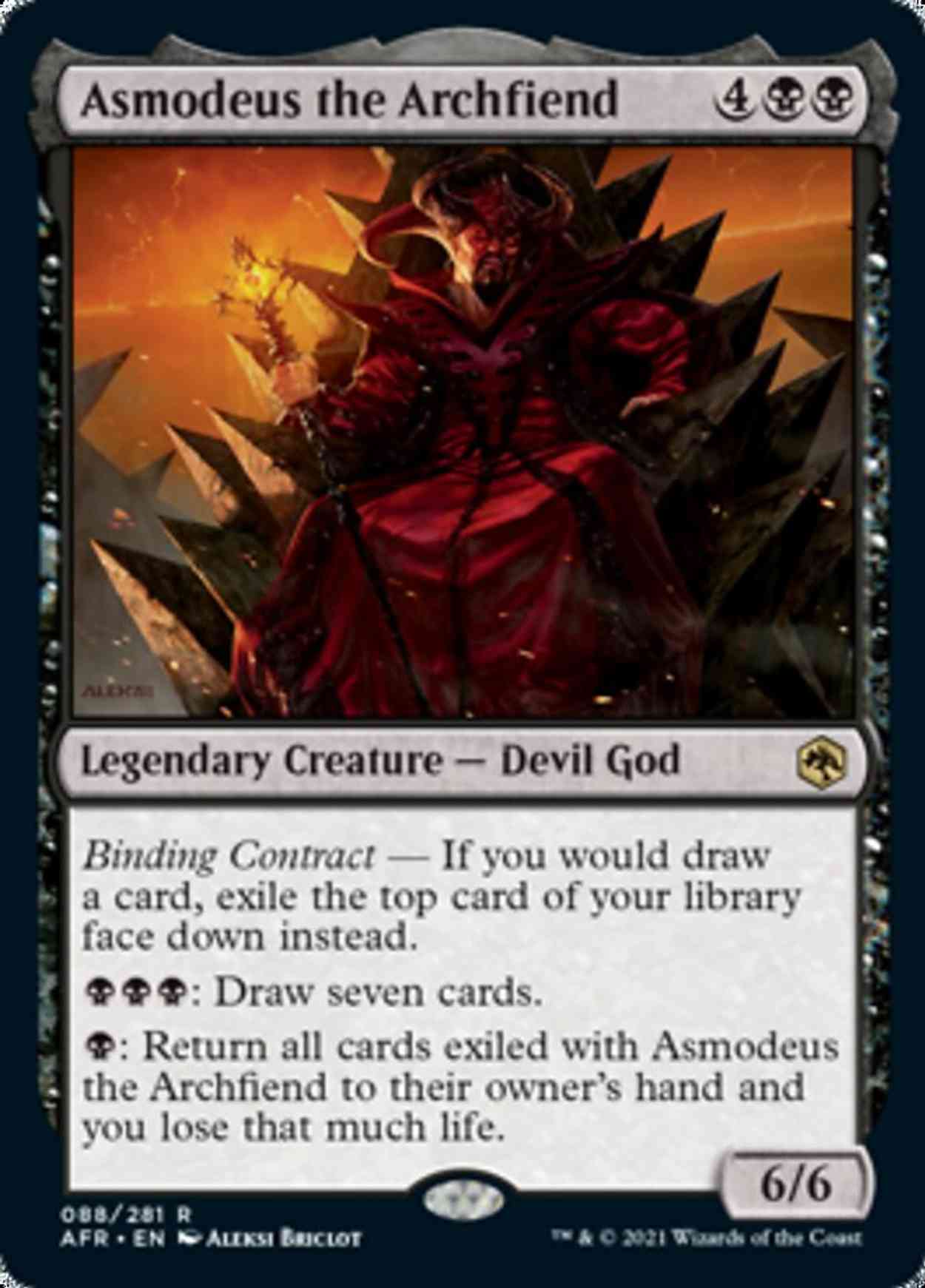 Asmodeus the Archfiend magic card front