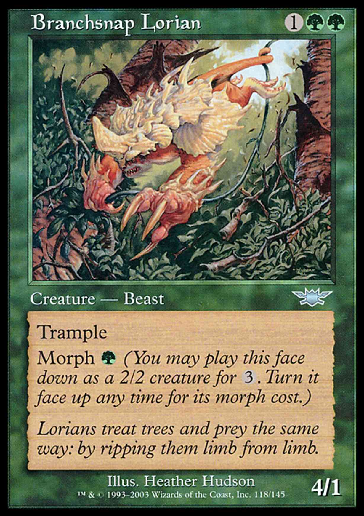 Branchsnap Lorian magic card front