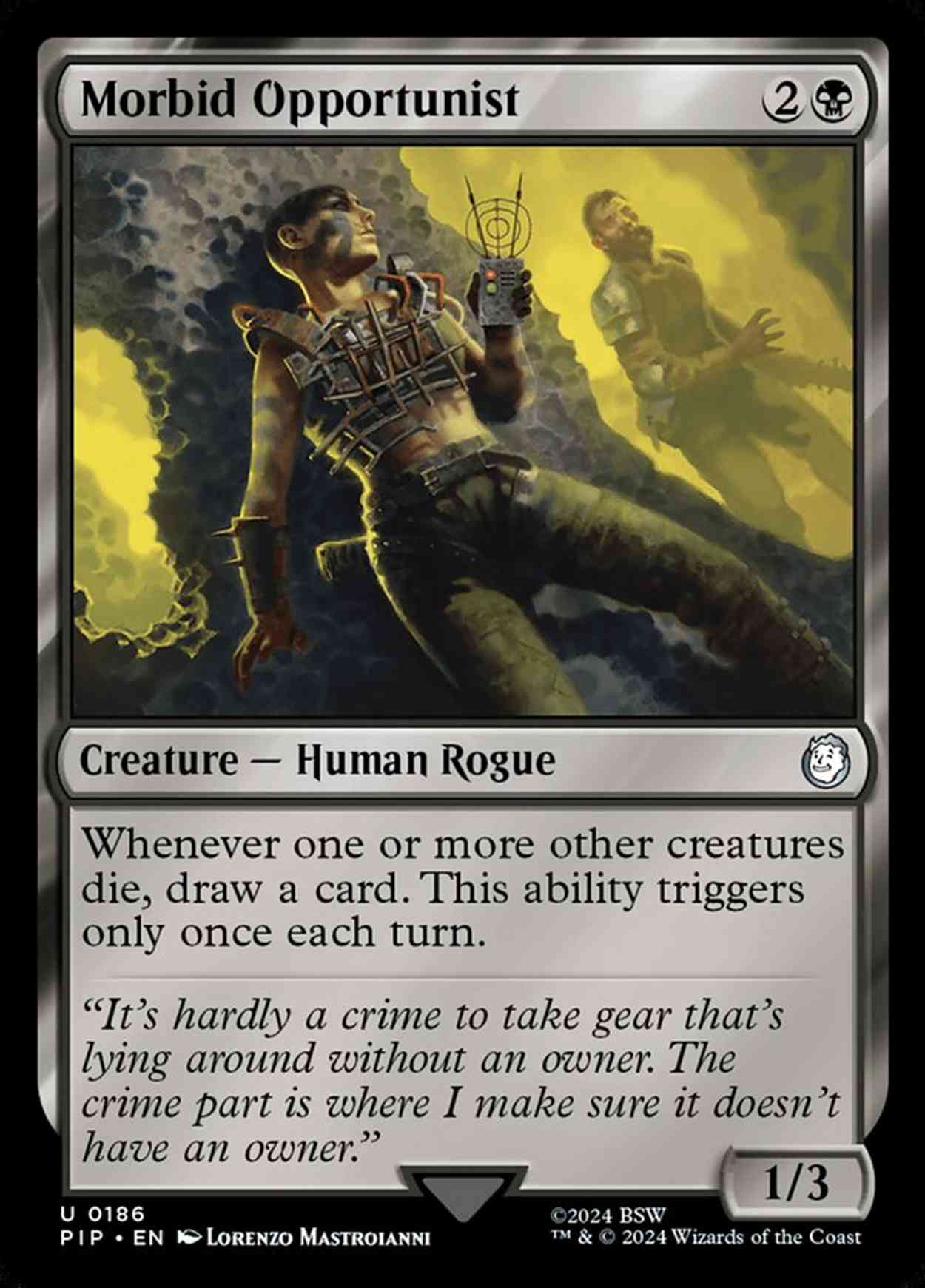 Morbid Opportunist magic card front