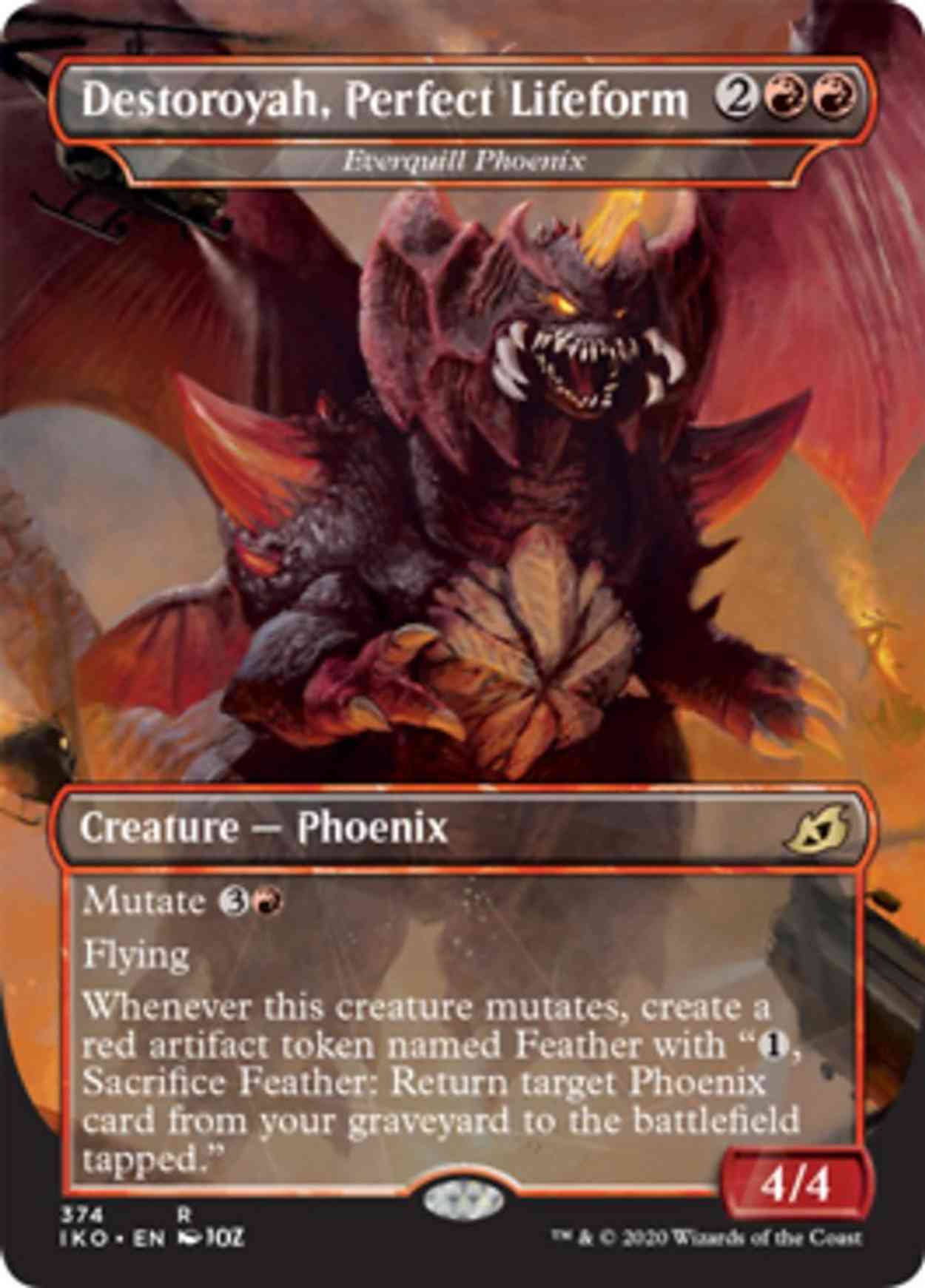 Destoroyah, Perfect Lifeform - Everquill Phoenix magic card front