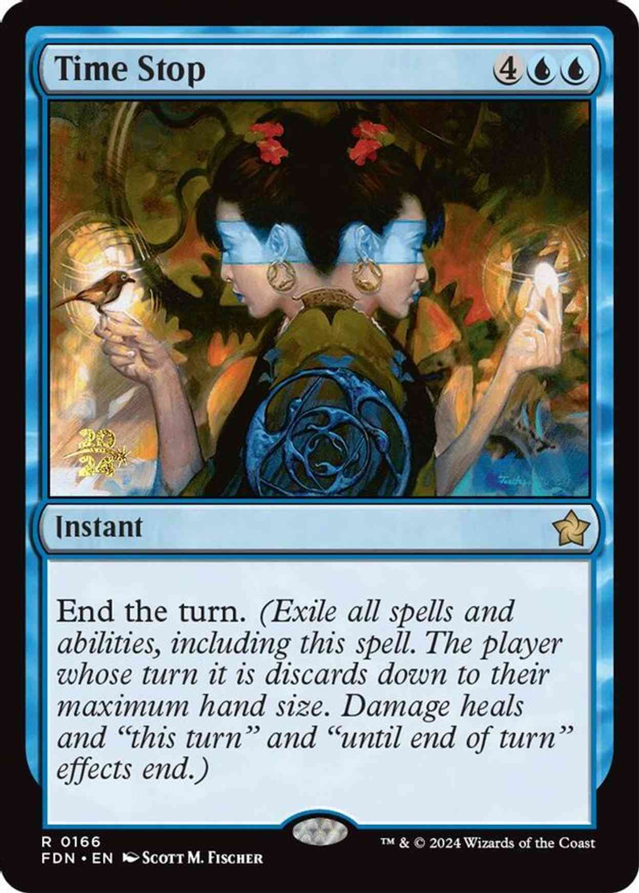 Time Stop magic card front