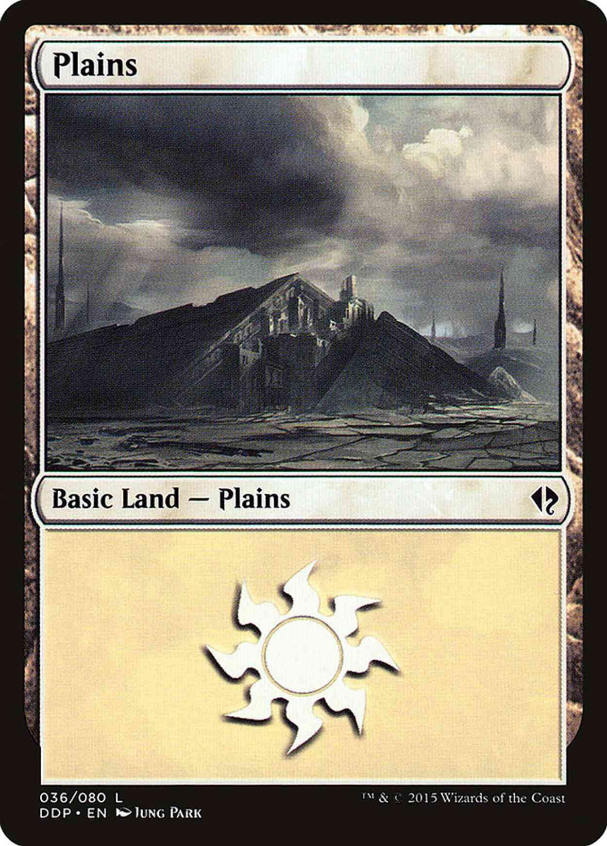 Plains (36) magic card front