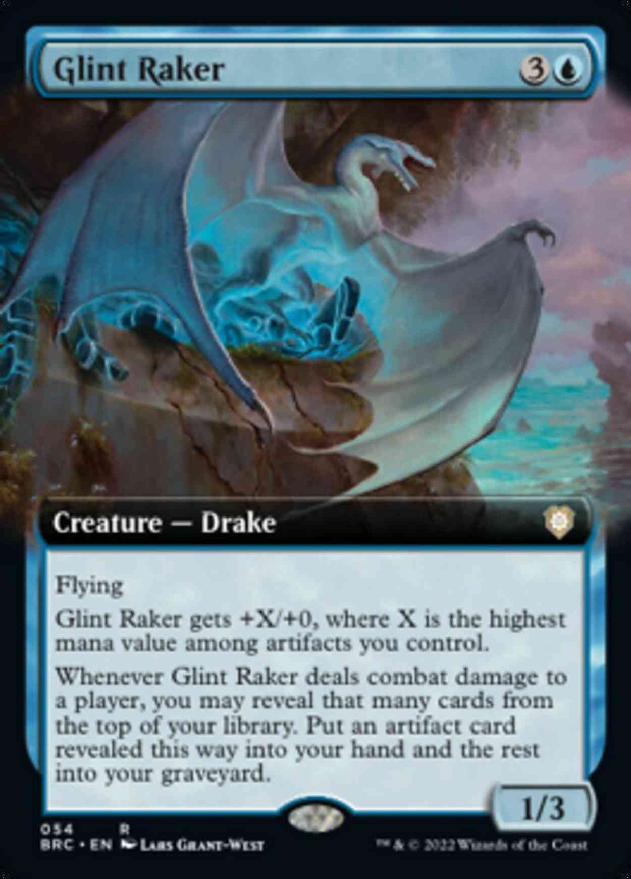 Glint Raker (Extended Art) magic card front