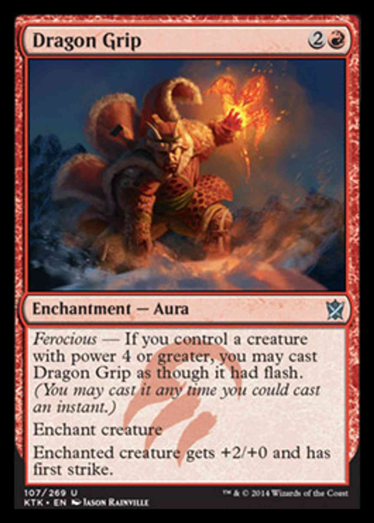 Dragon Grip magic card front