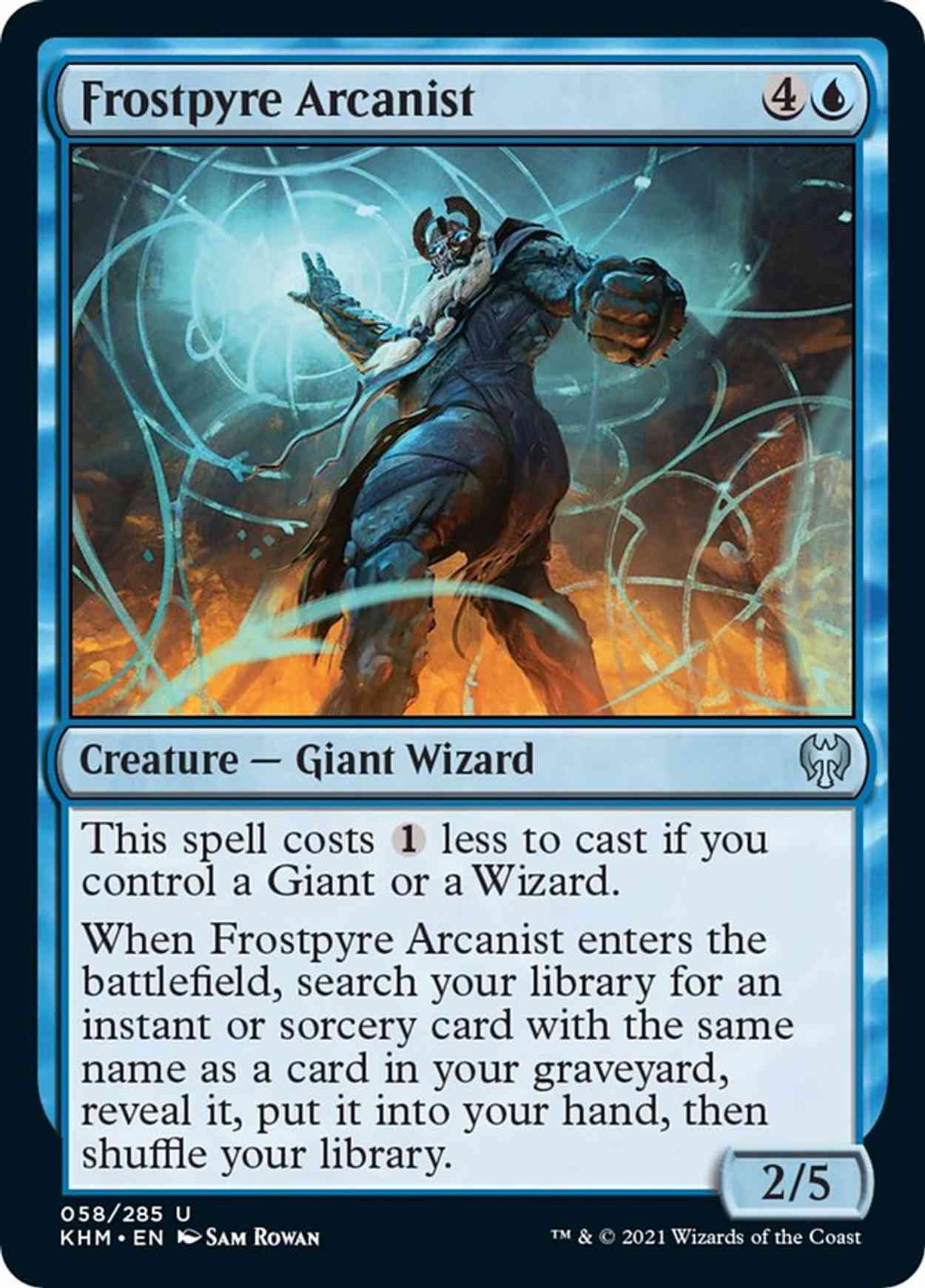Frostpyre Arcanist magic card front