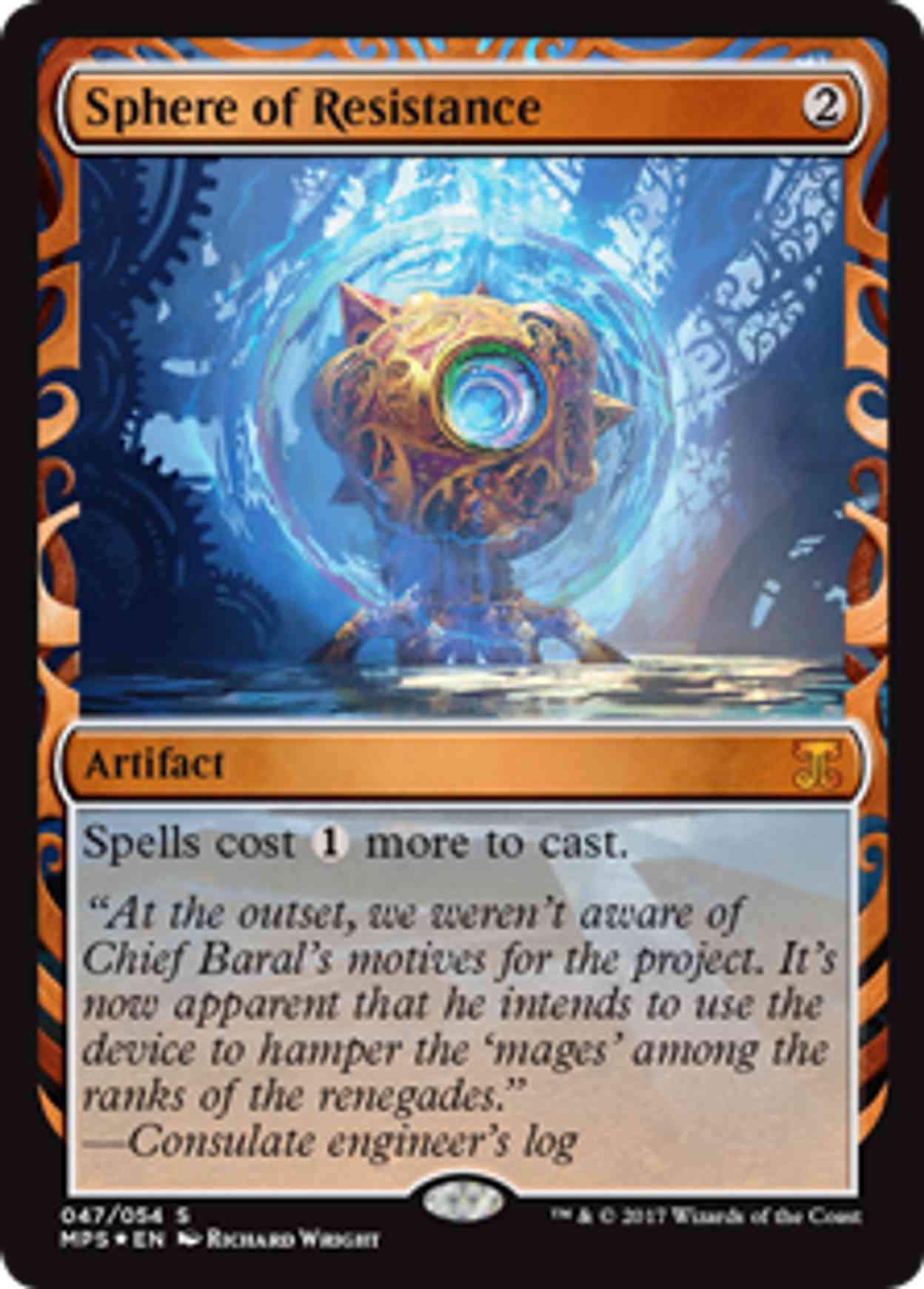 Sphere of Resistance magic card front