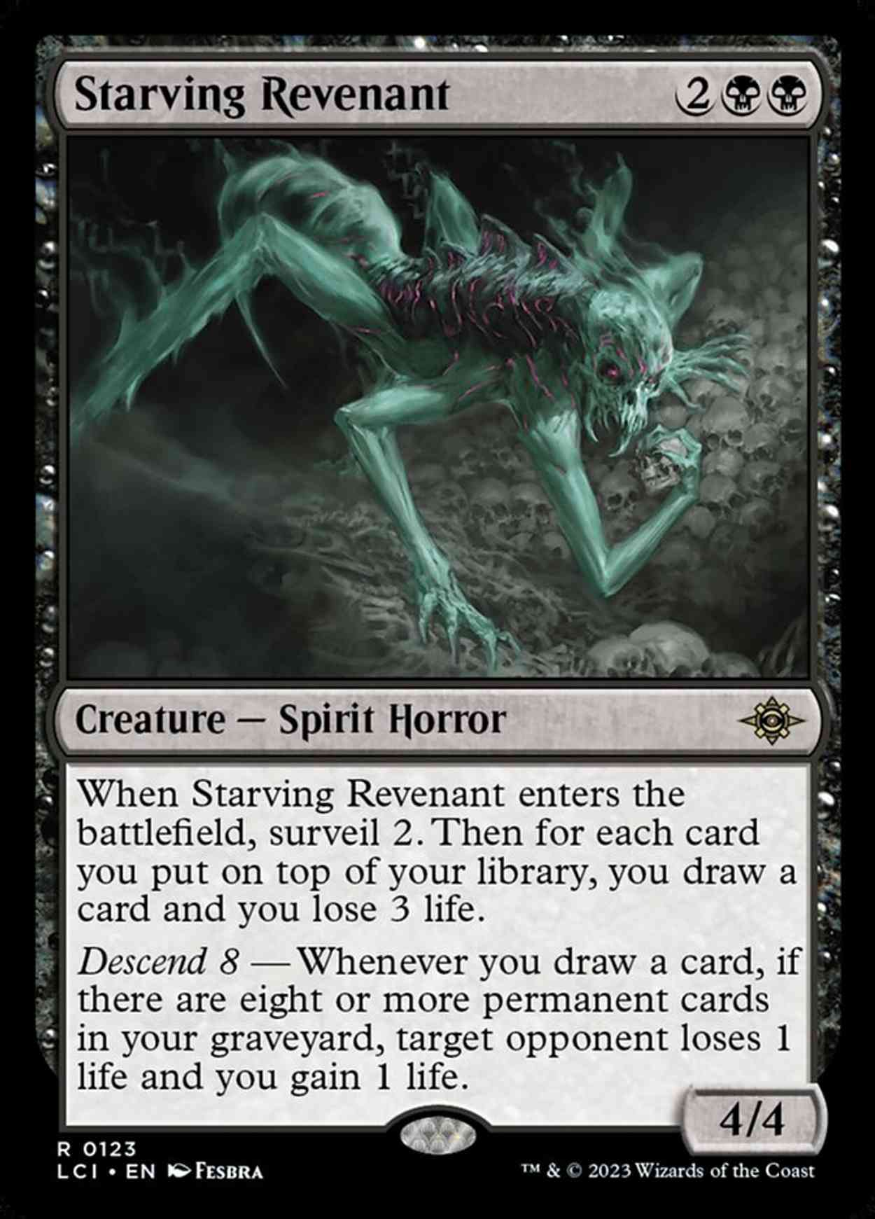 Starving Revenant magic card front