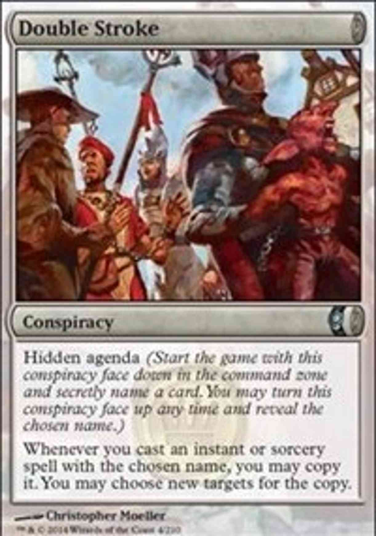 Double Stroke magic card front