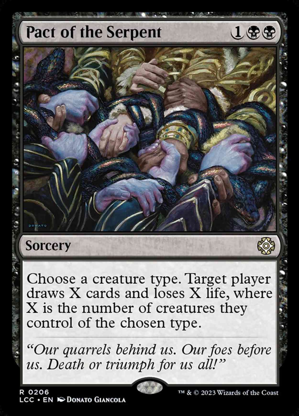 Pact of the Serpent magic card front