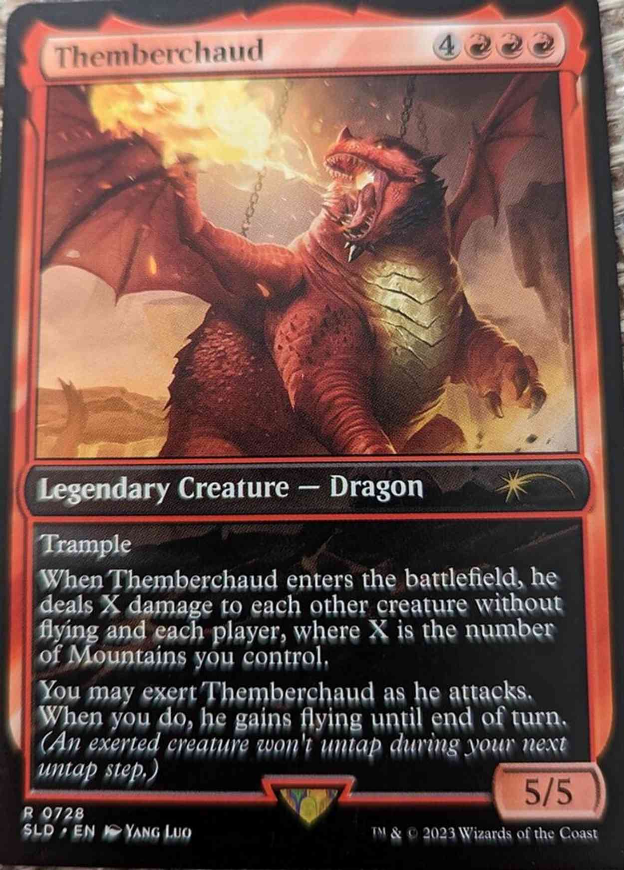 Themberchaud magic card front