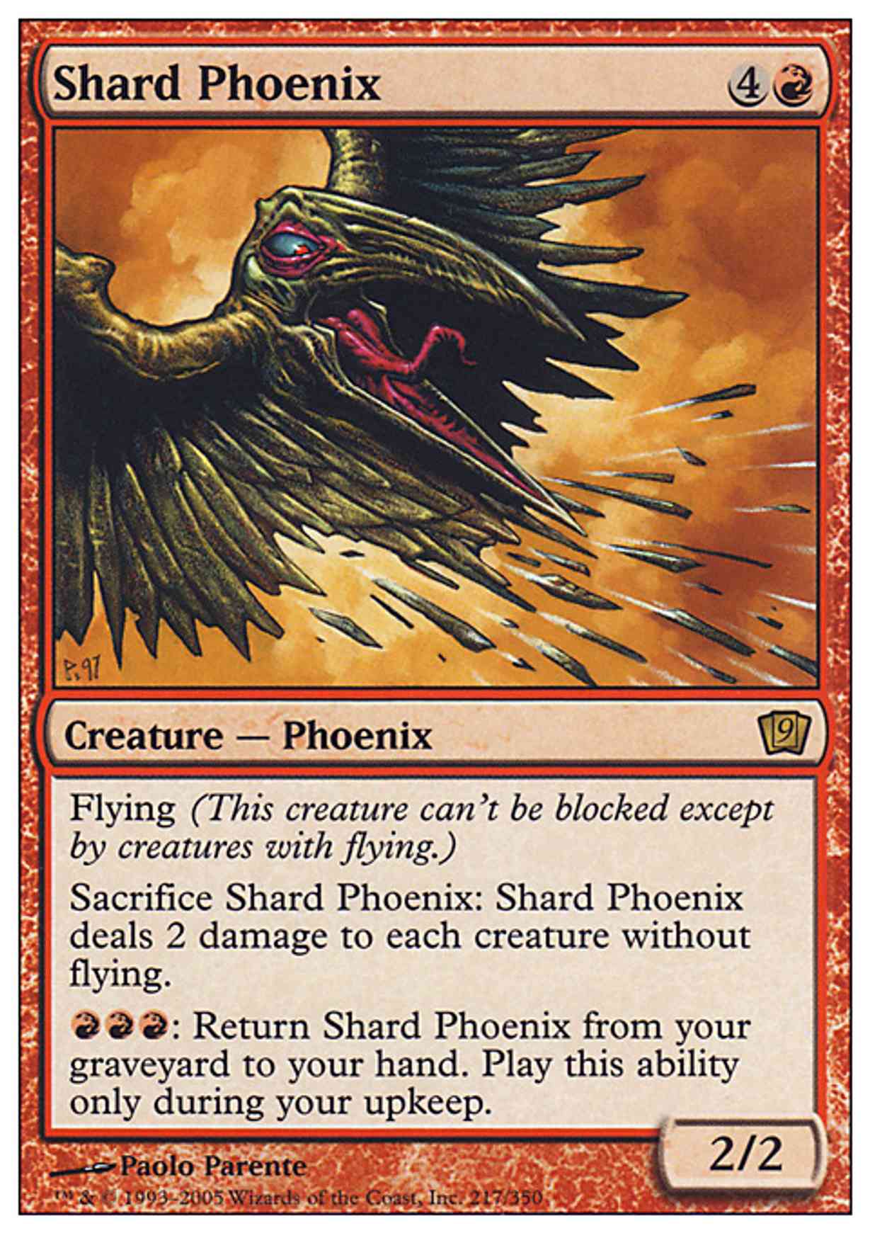 Shard Phoenix magic card front