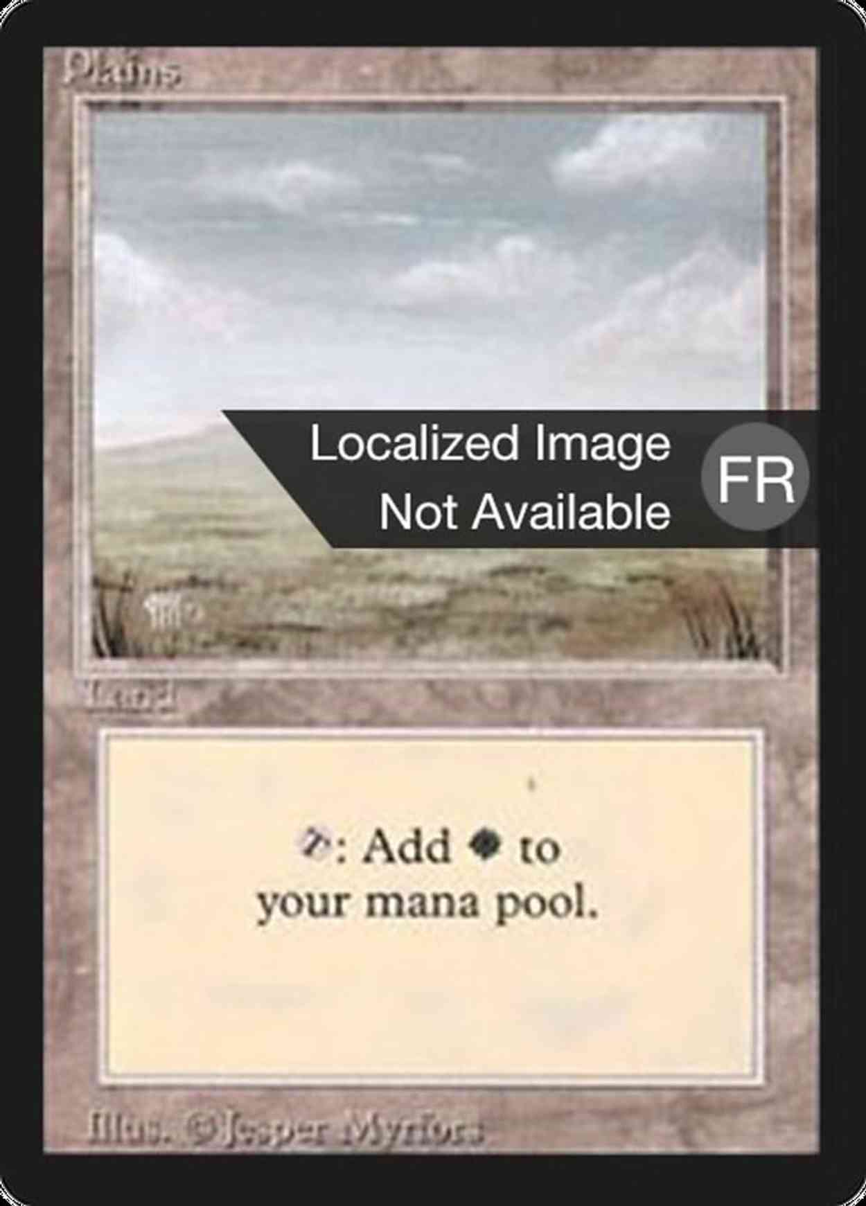 plains (B) magic card front