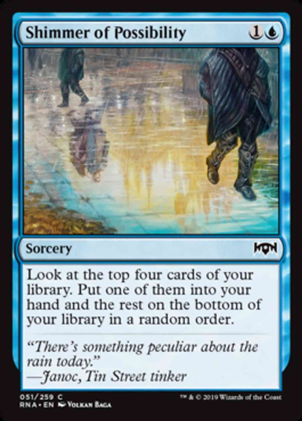 Shimmer of Possibility magic card front