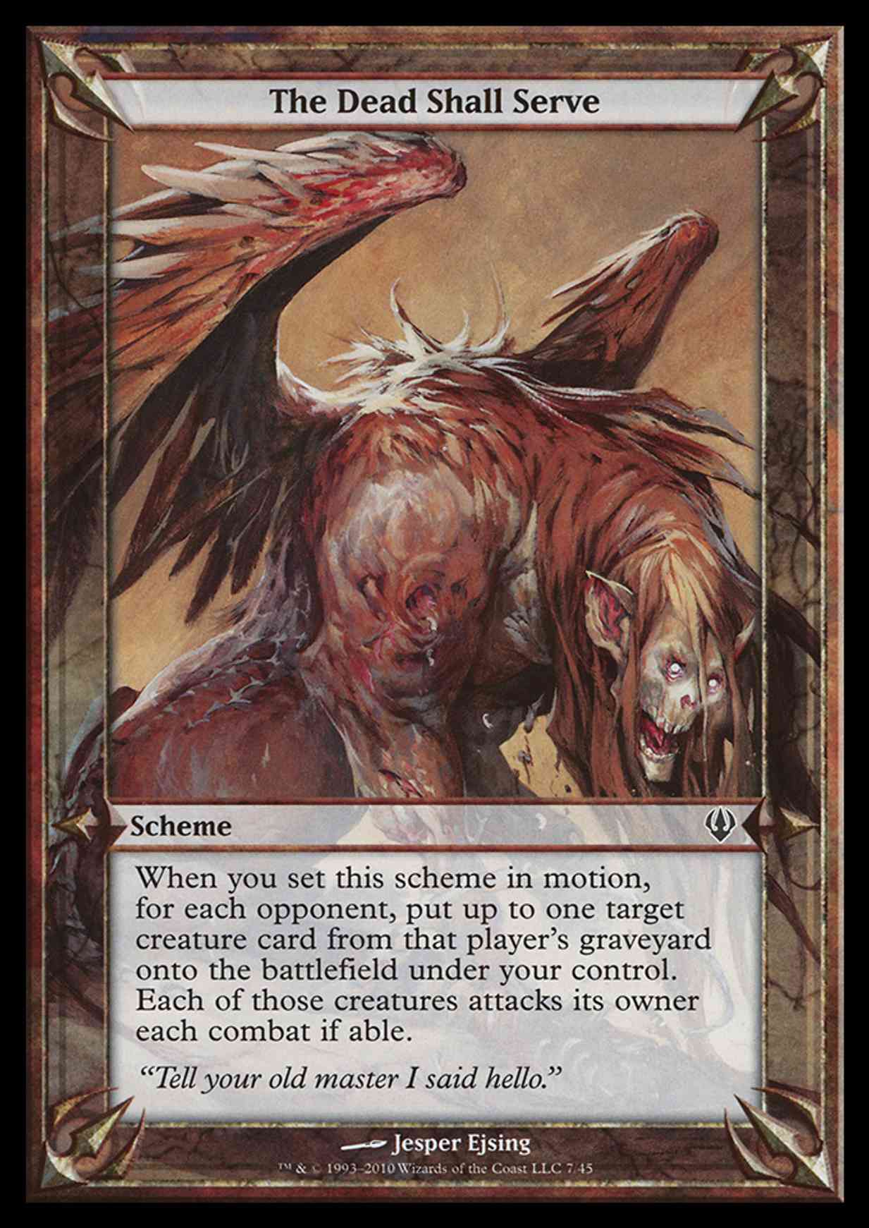 The Dead Shall Serve (Archenemy) magic card front