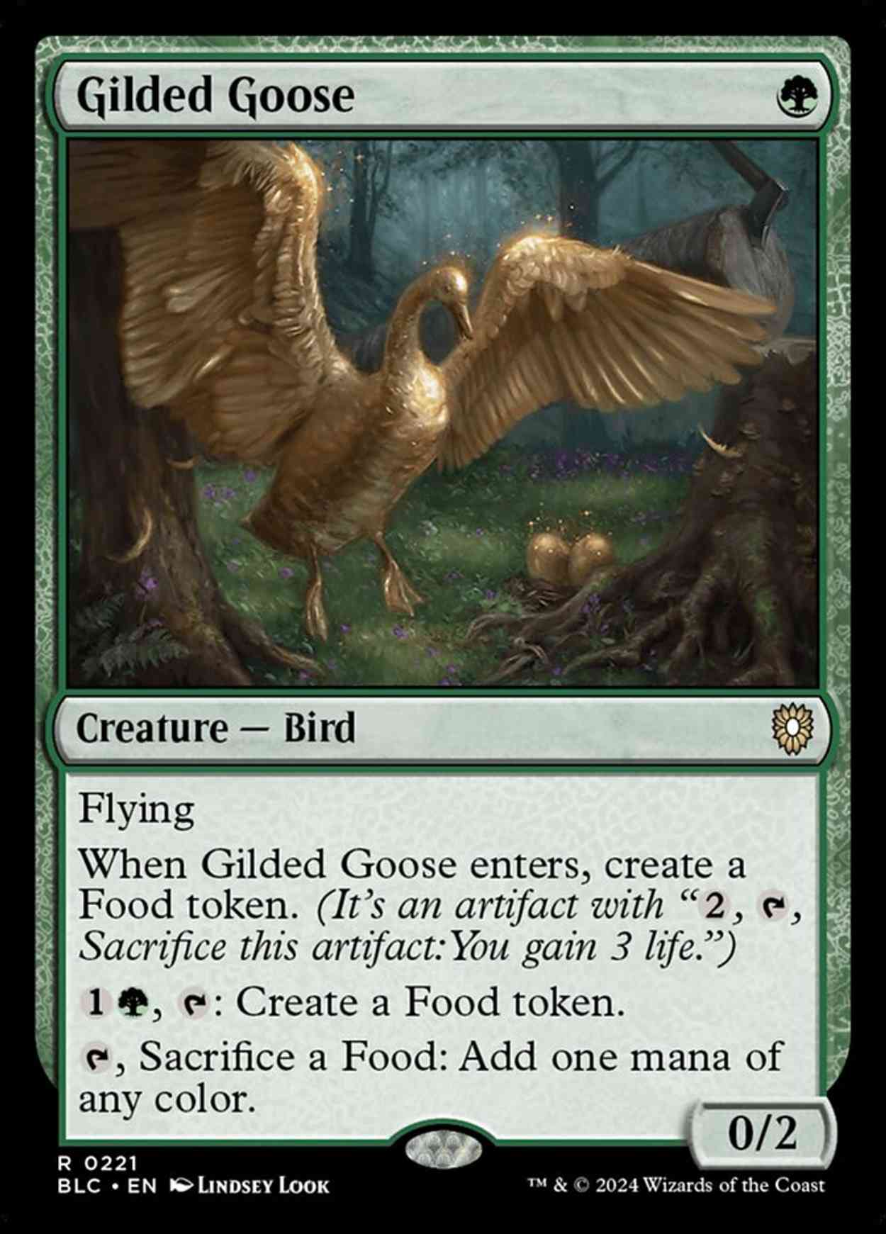 Gilded Goose magic card front