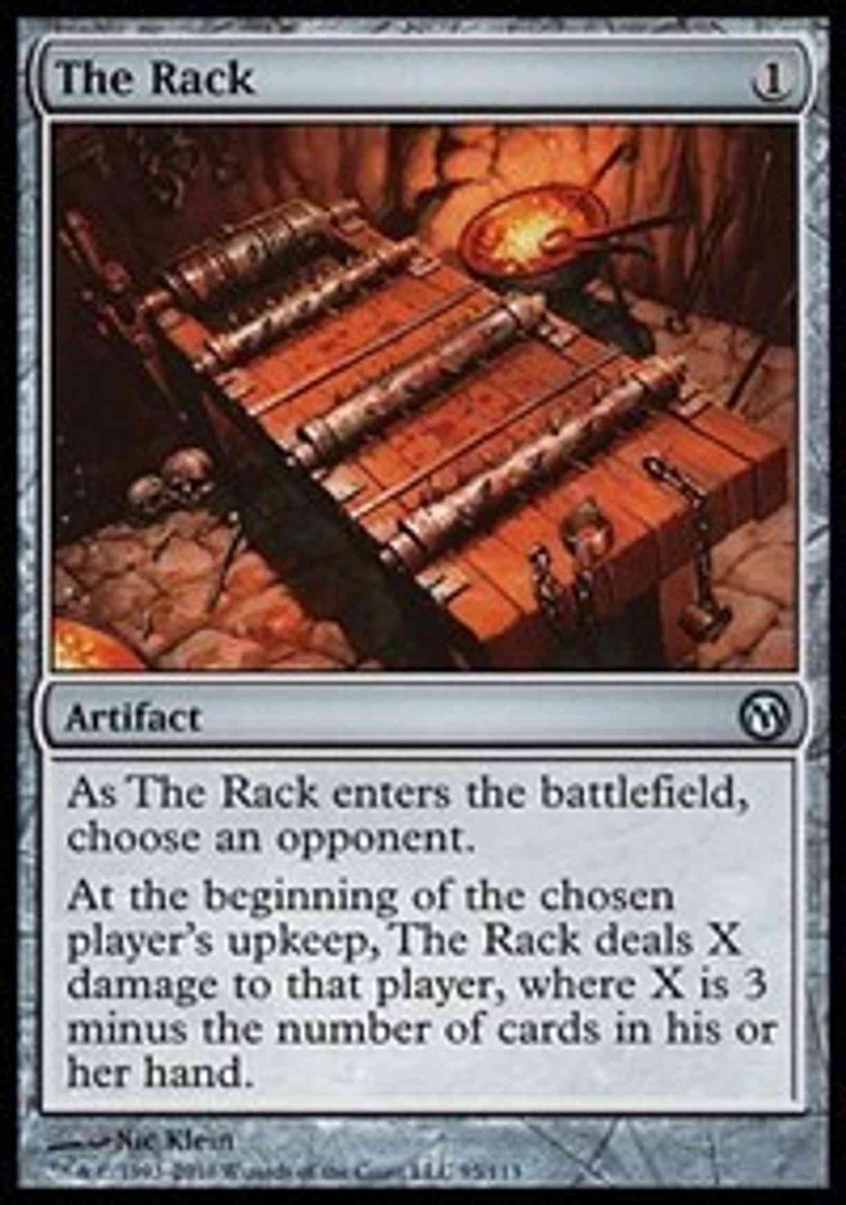 The Rack magic card front