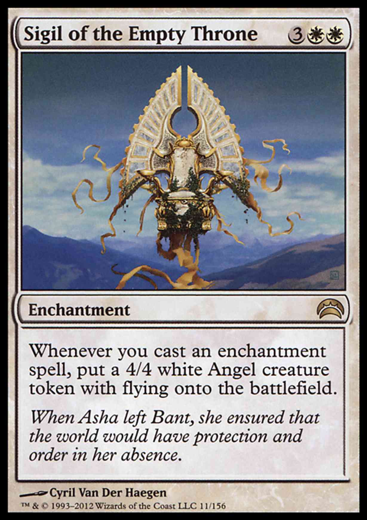 Sigil of the Empty Throne magic card front