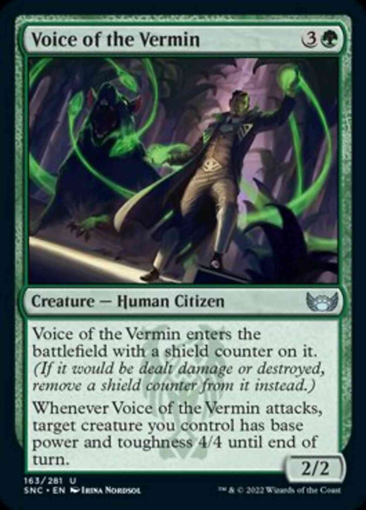 Voice of the Vermin magic card front