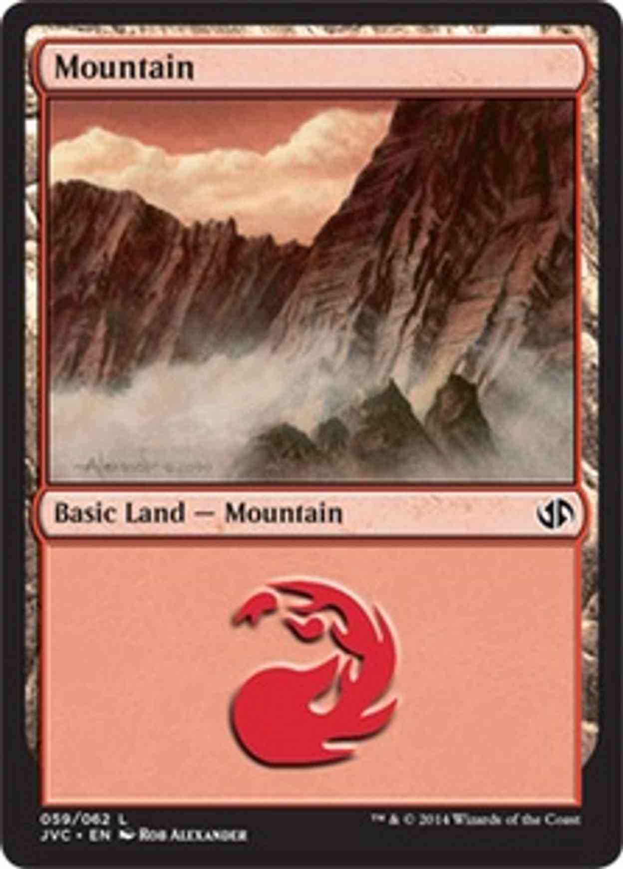 Mountain (59) (Jace vs Chandra) magic card front