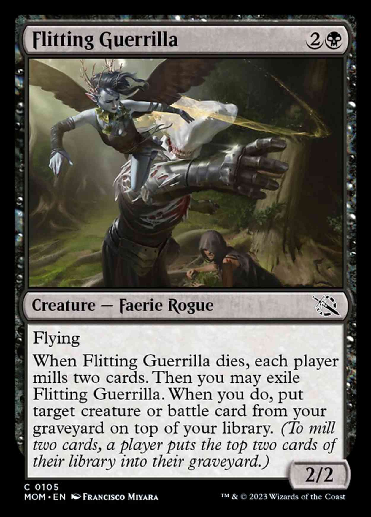 Flitting Guerrilla magic card front