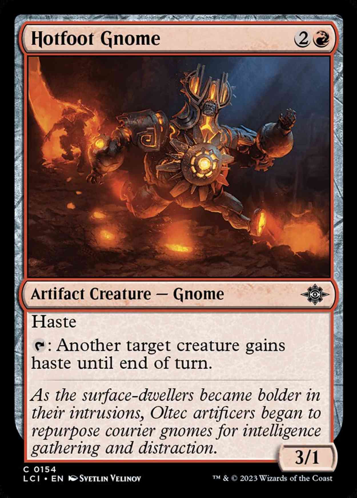 Hotfoot Gnome magic card front