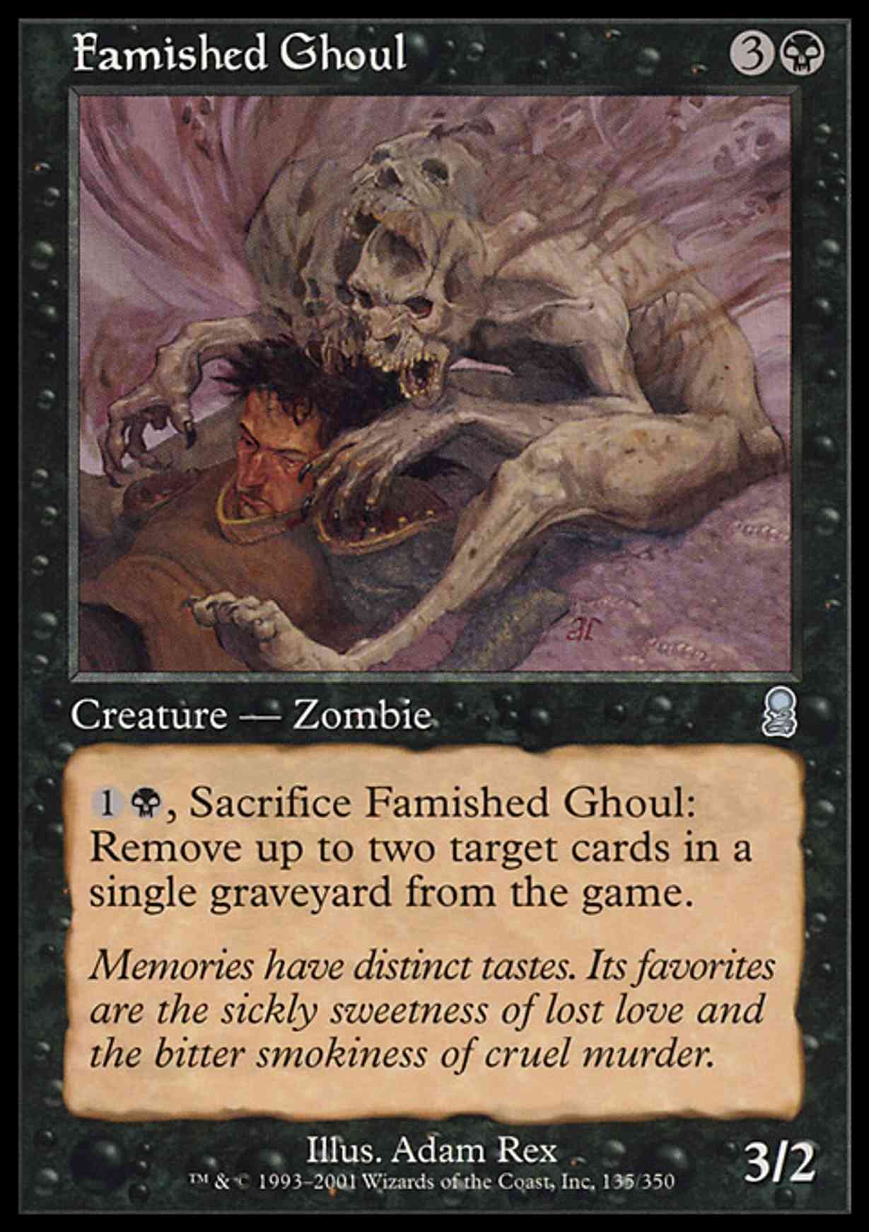 Famished Ghoul magic card front