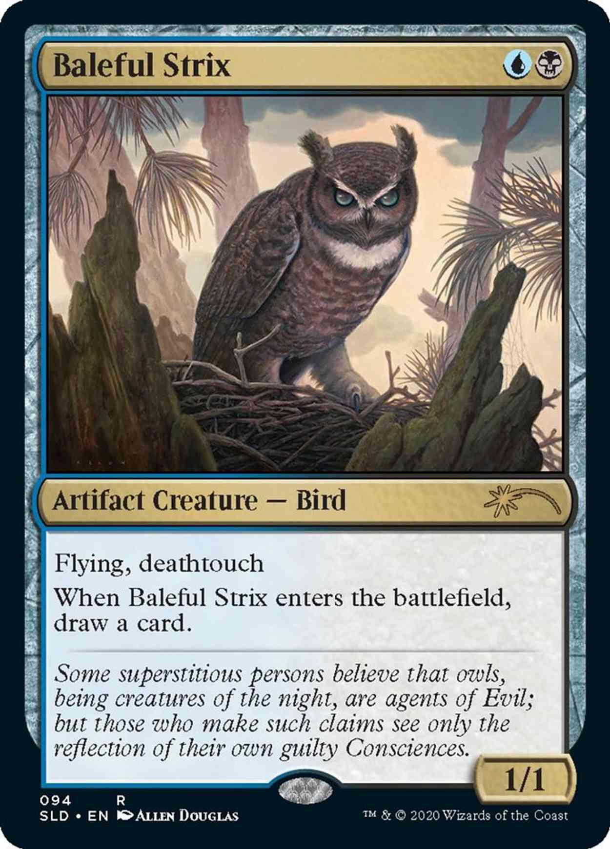 Baleful Strix magic card front