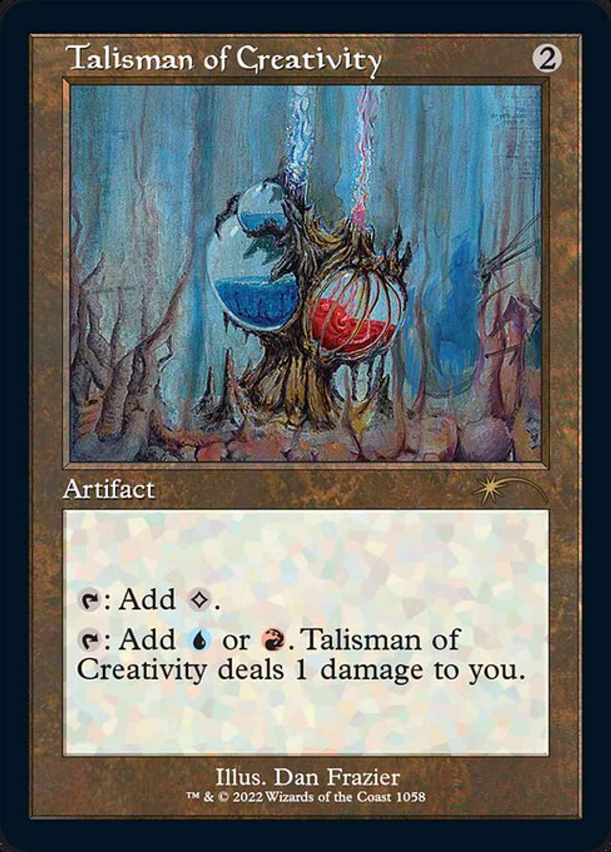 Talisman of Creativity (Retro Frame) (Etched Foil) magic card front