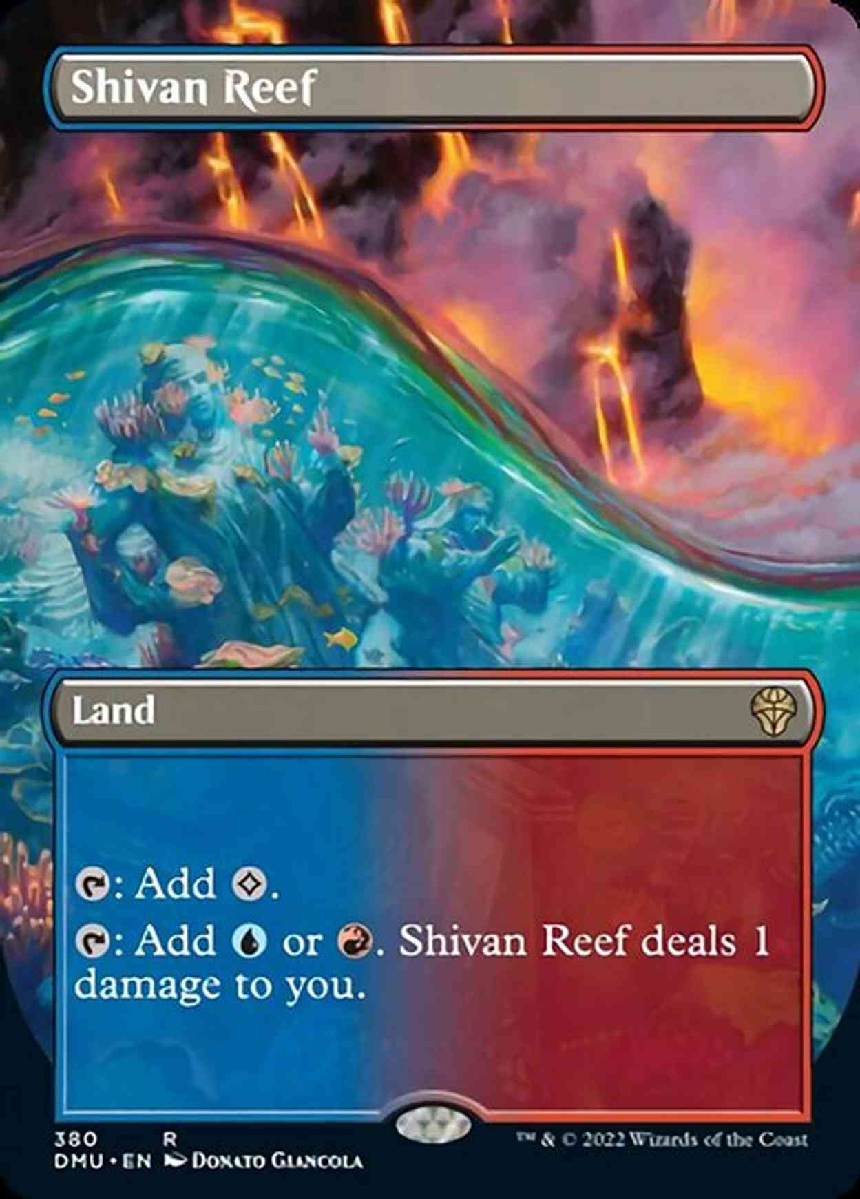 Shivan Reef (Borderless) magic card front
