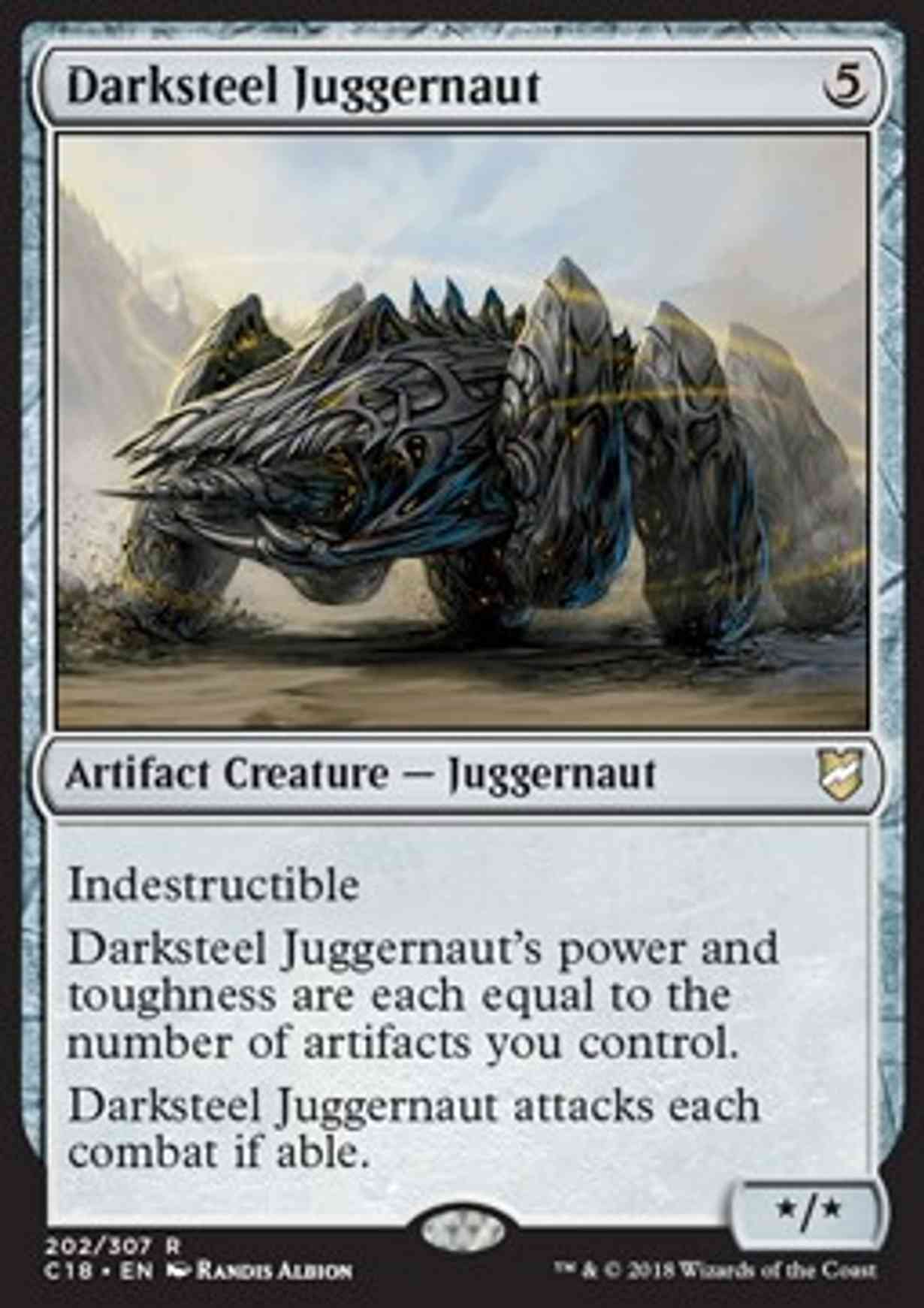 Darksteel Juggernaut magic card front