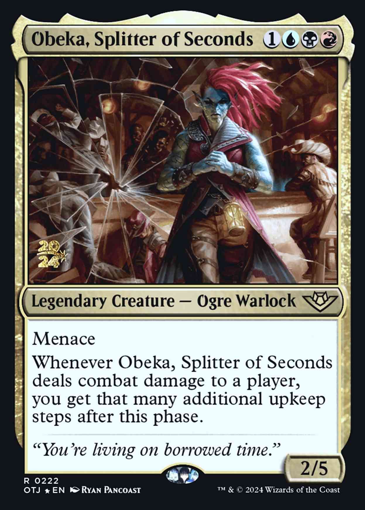 Obeka, Splitter of Seconds magic card front