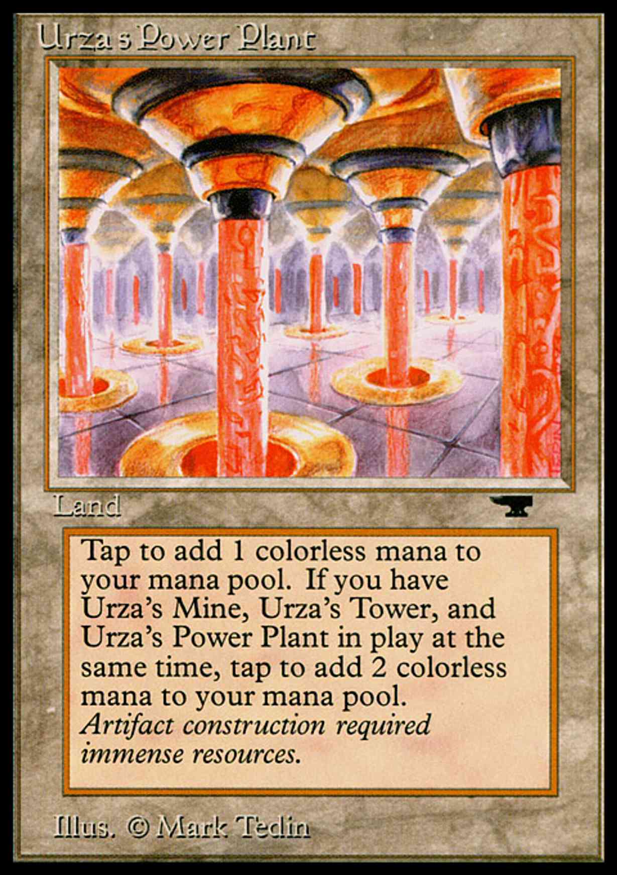 Urza's Power Plant (Columns) magic card front