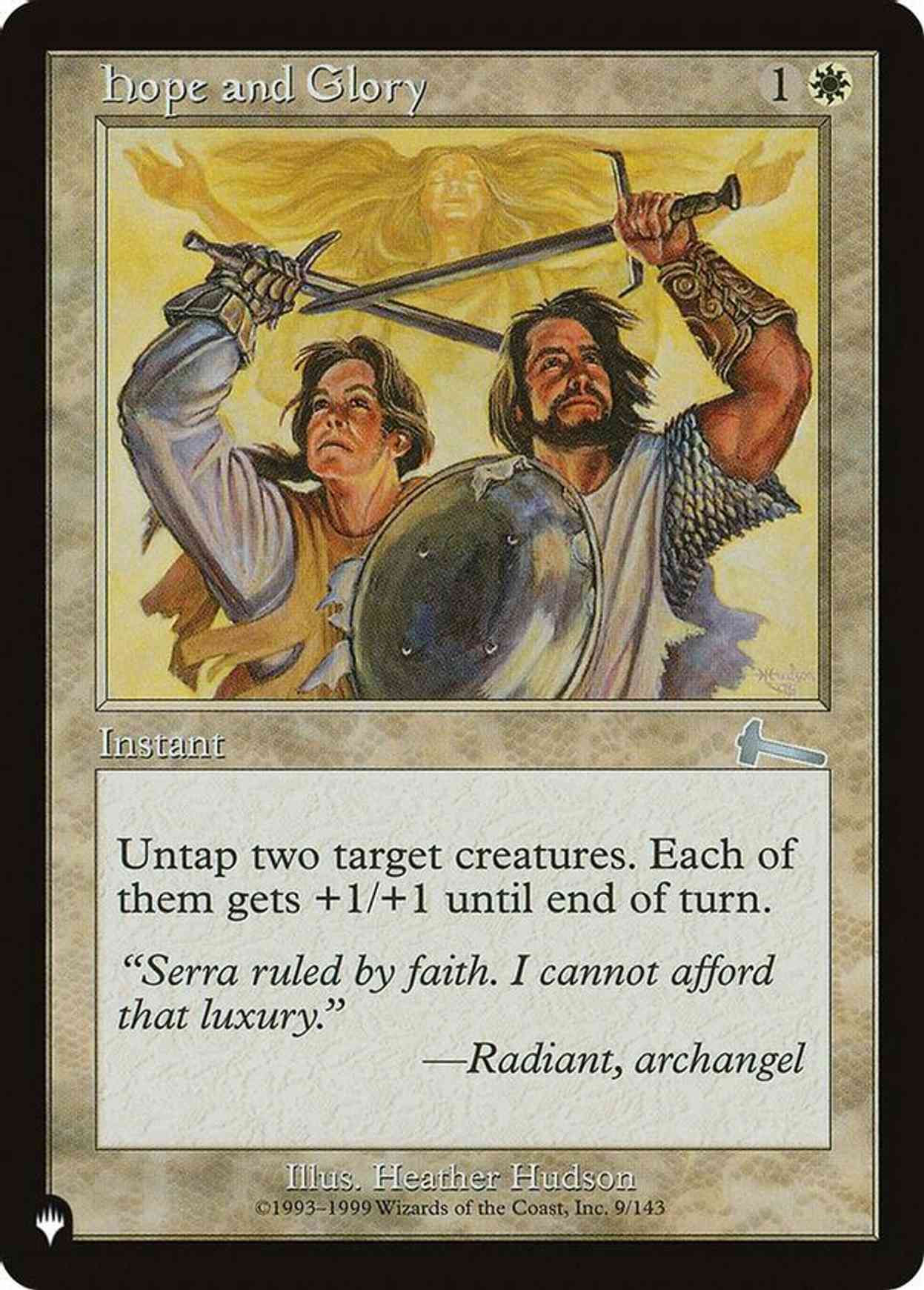 Hope and Glory magic card front