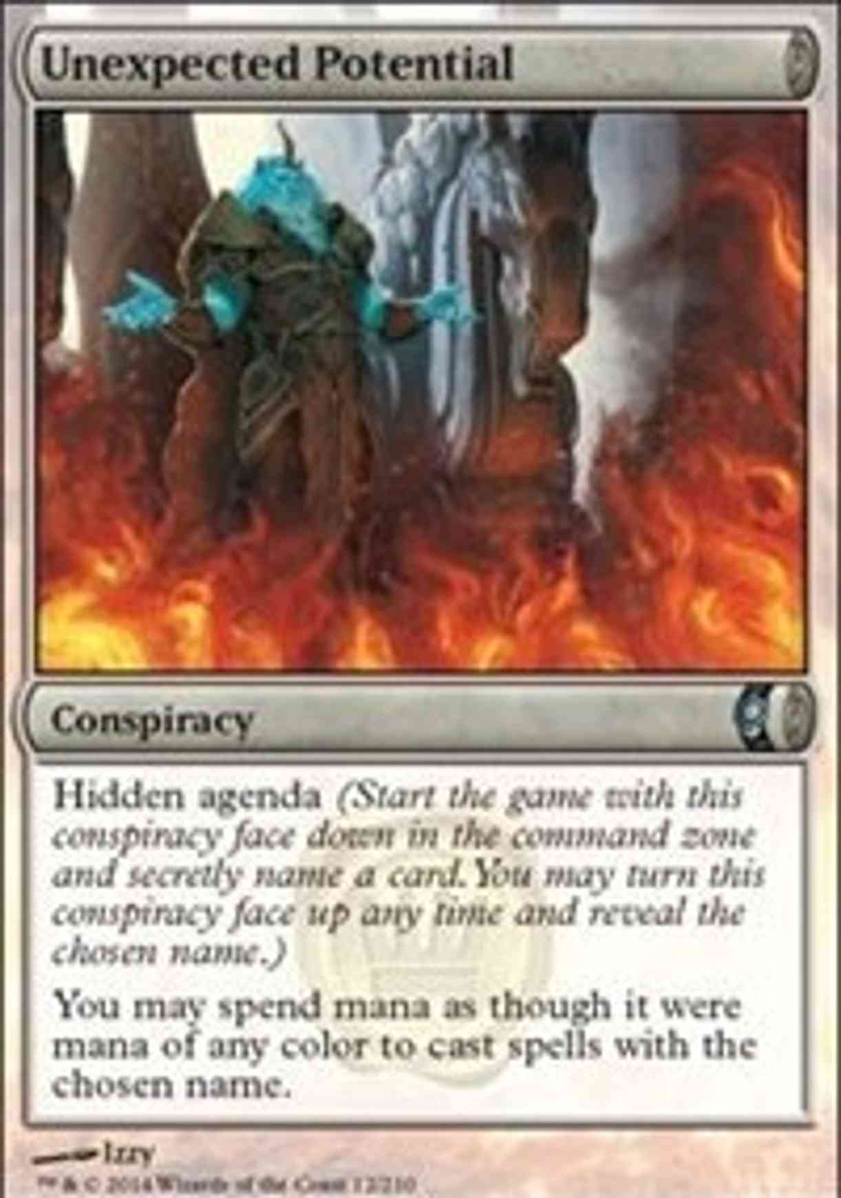 Unexpected Potential magic card front