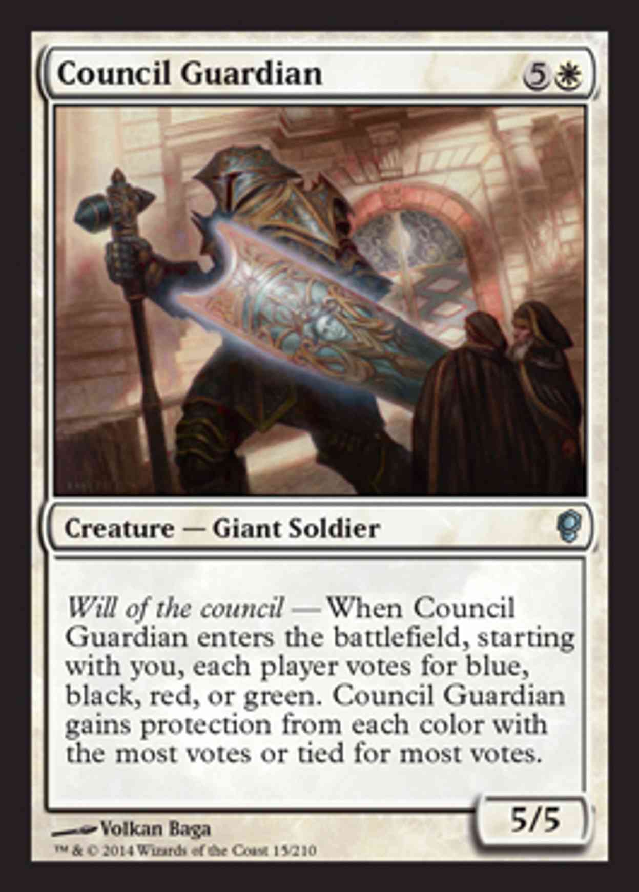 Council Guardian magic card front