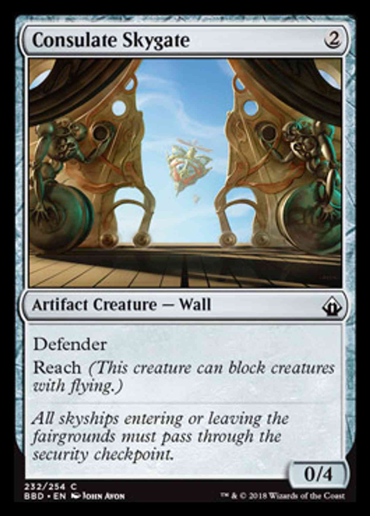 Consulate Skygate magic card front