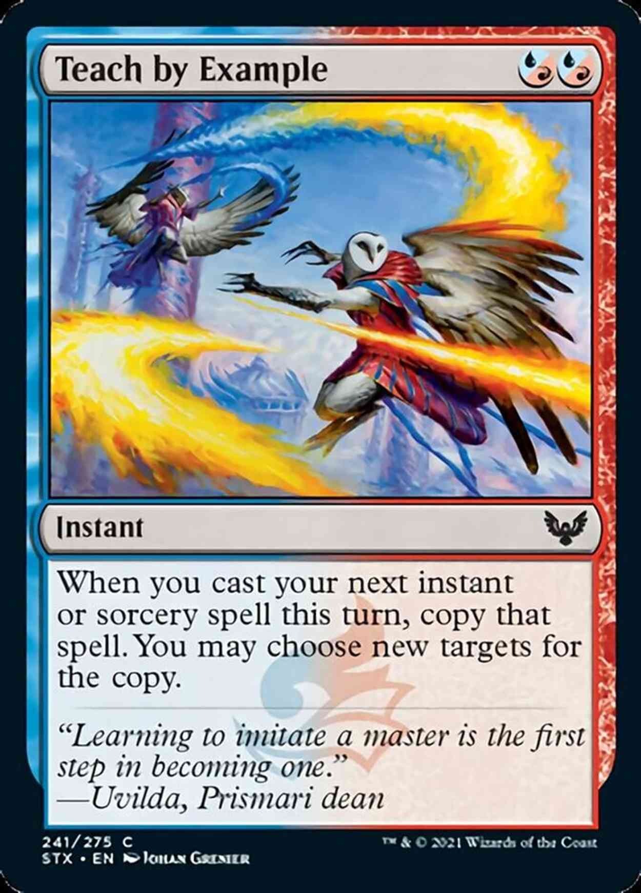 Teach by Example magic card front