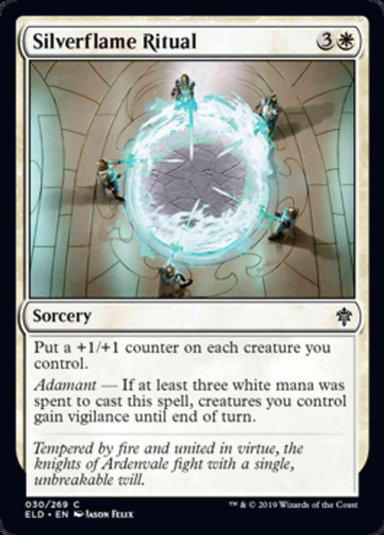 Silverflame Ritual magic card front