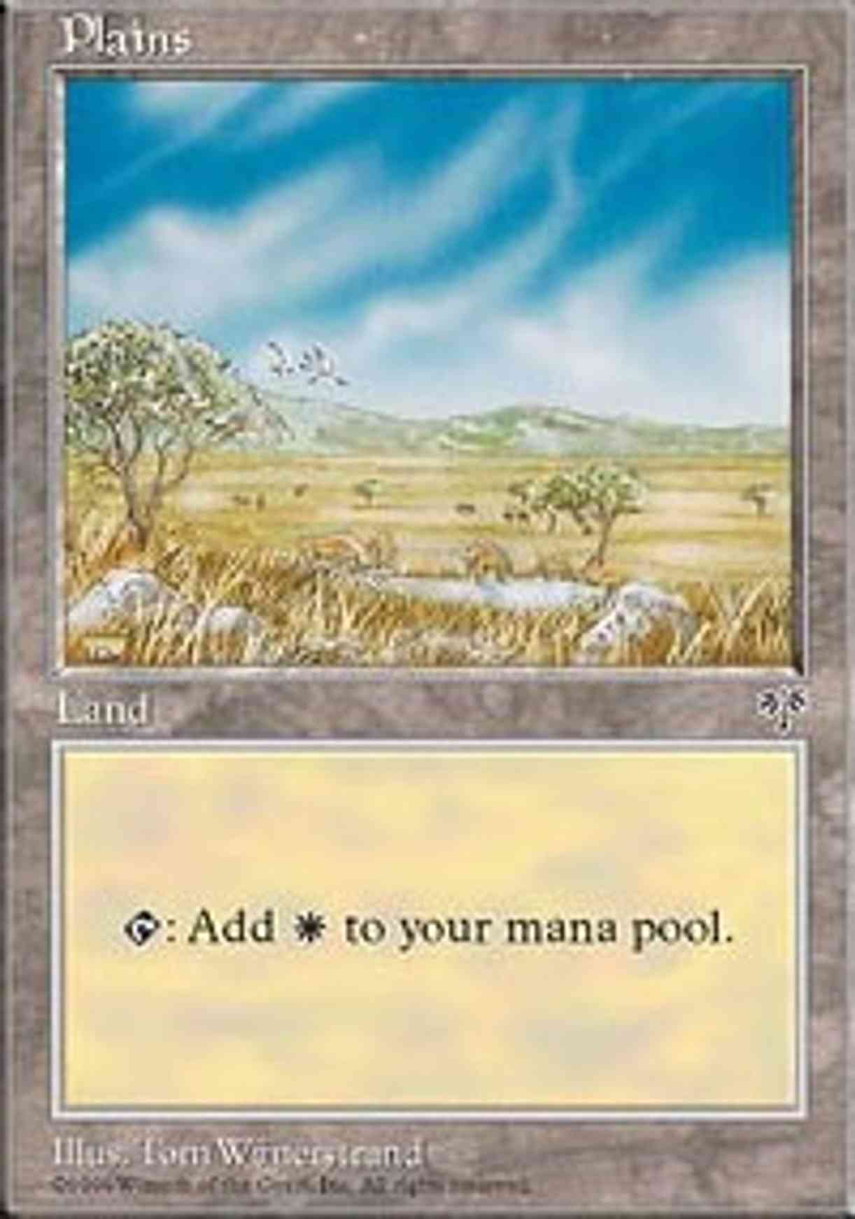 Plains (Watering Hole) magic card front