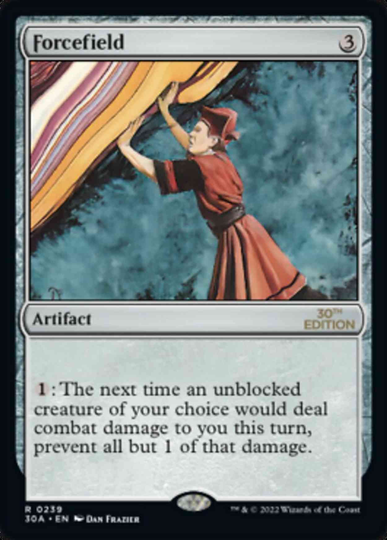 Forcefield magic card front