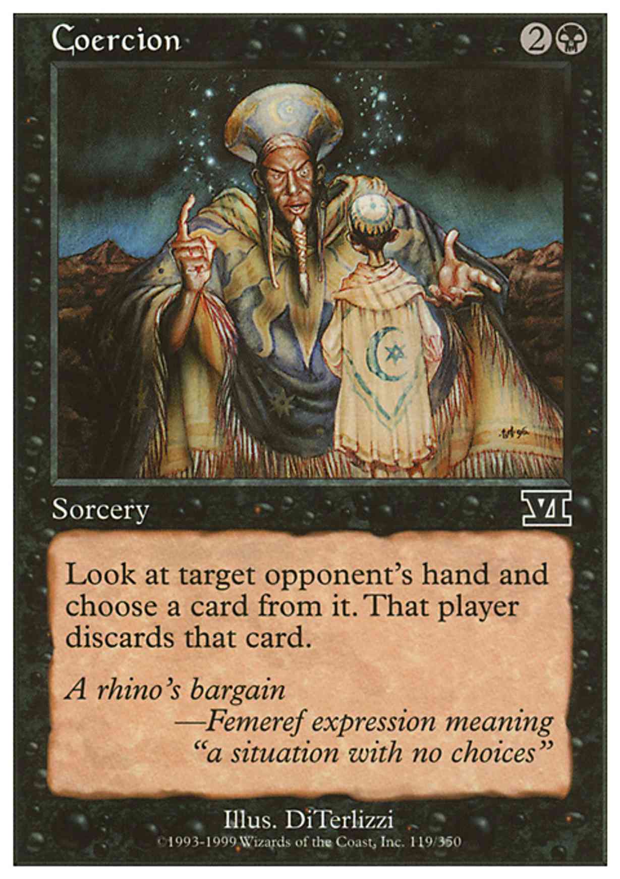 Coercion magic card front