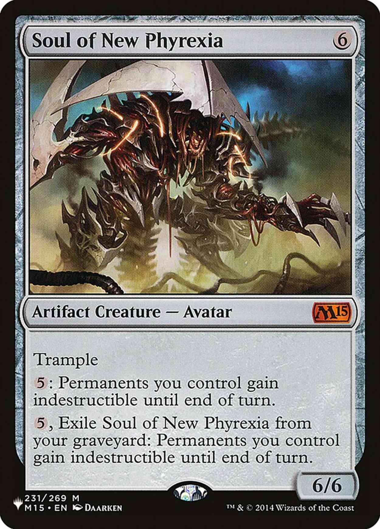 Soul of New Phyrexia magic card front