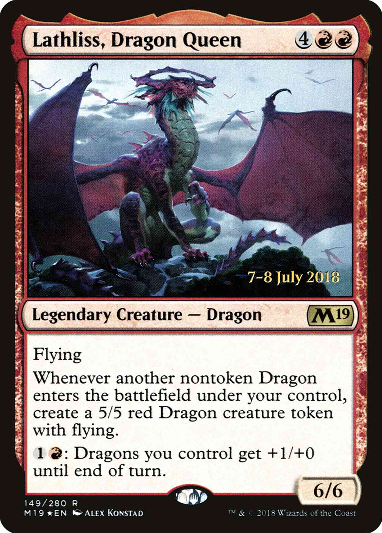 Lathliss, Dragon Queen magic card front